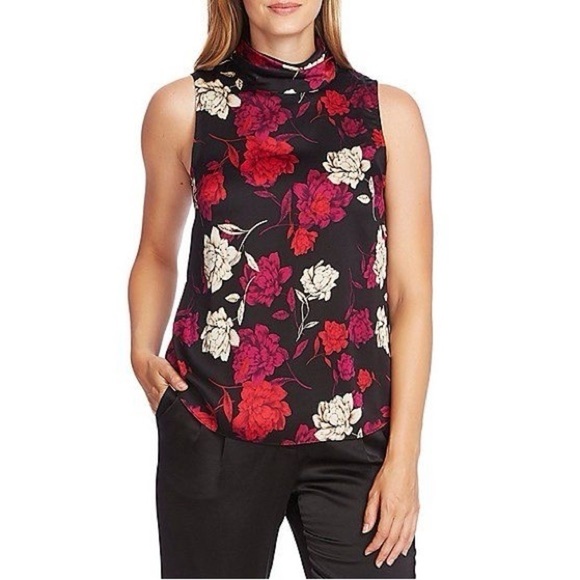 Vince Camuto Floral Top - Picture 2 of 11
